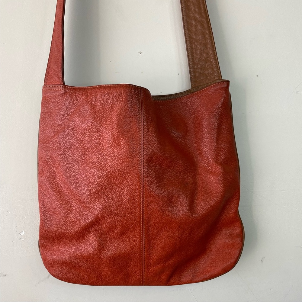 JP Ourse & Cie Park Avenue Leather Crossbody Cinnamon - Picture 4 of 12